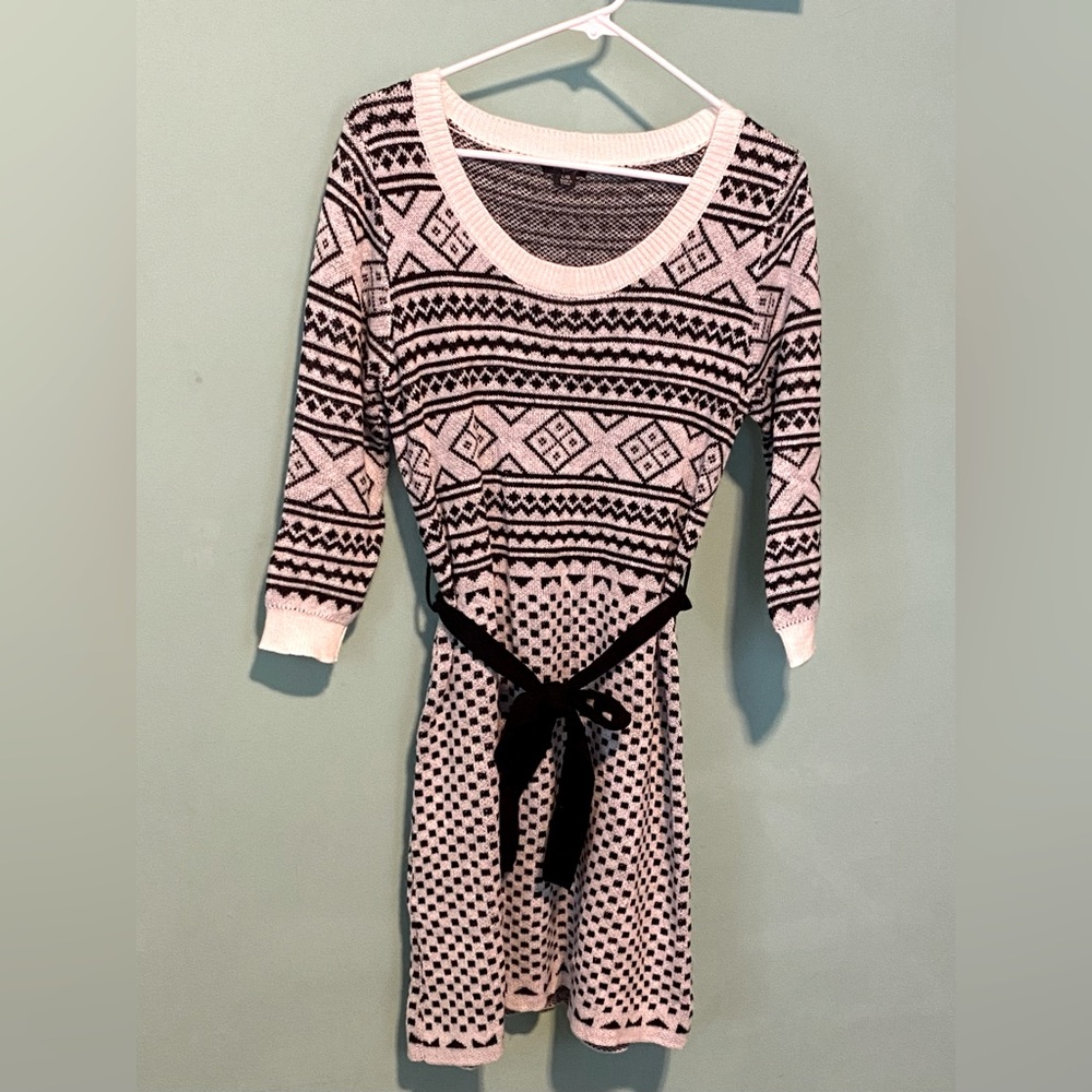 Rhapsody Aztec Sweater Dress